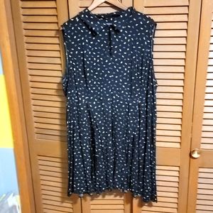 Torrid Size 5 Black Patterned Dress